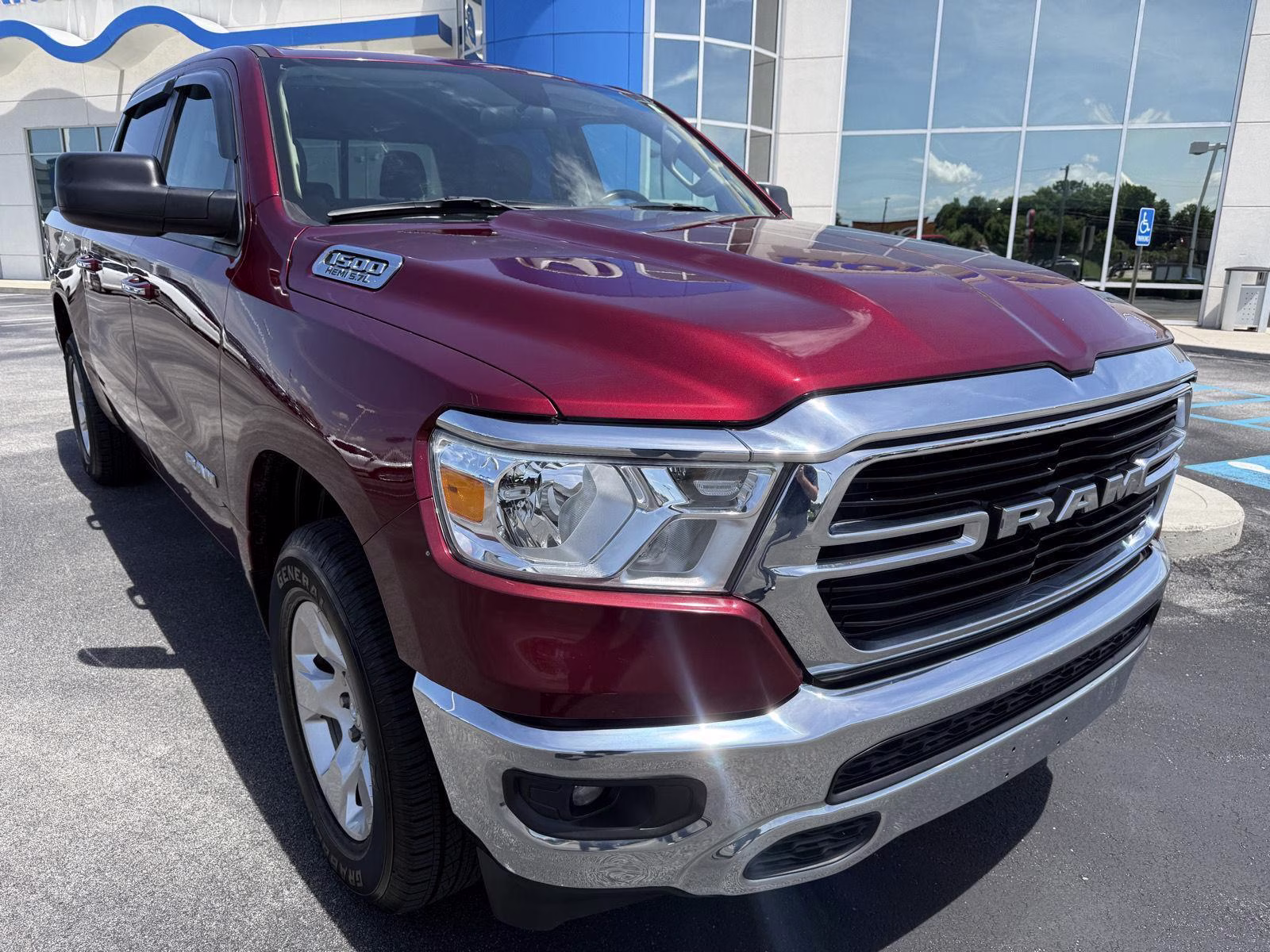 2020 Delmonico Red Pearlcoat Ram 1500 Big Horn 4X4 Truck