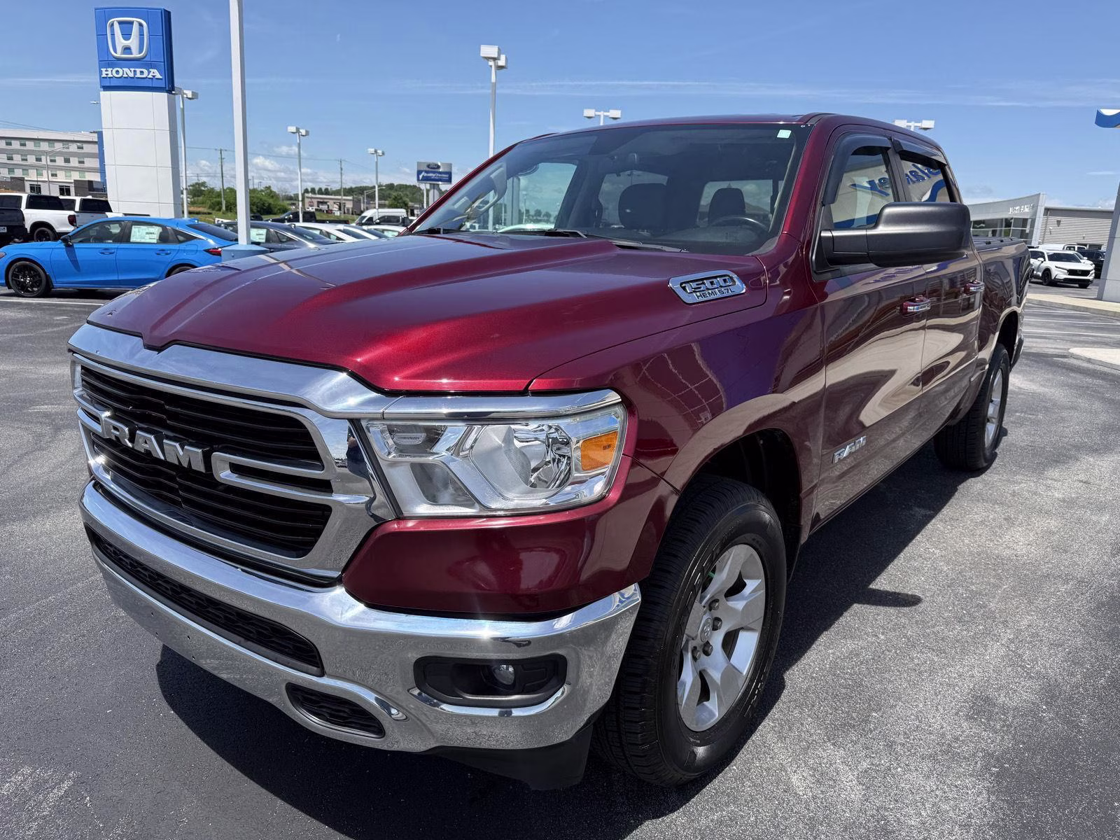2020 Delmonico Red Pearlcoat Ram 1500 Big Horn 4X4 Truck