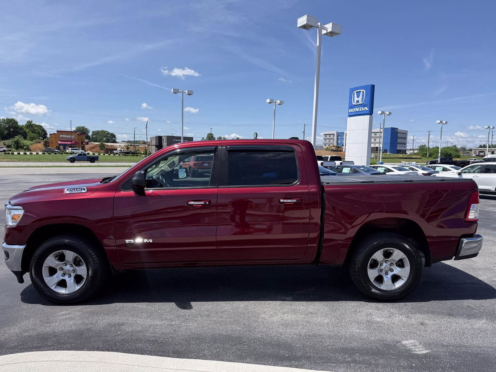 2020 Delmonico Red Pearlcoat Ram 1500 Big Horn 4X4 Truck