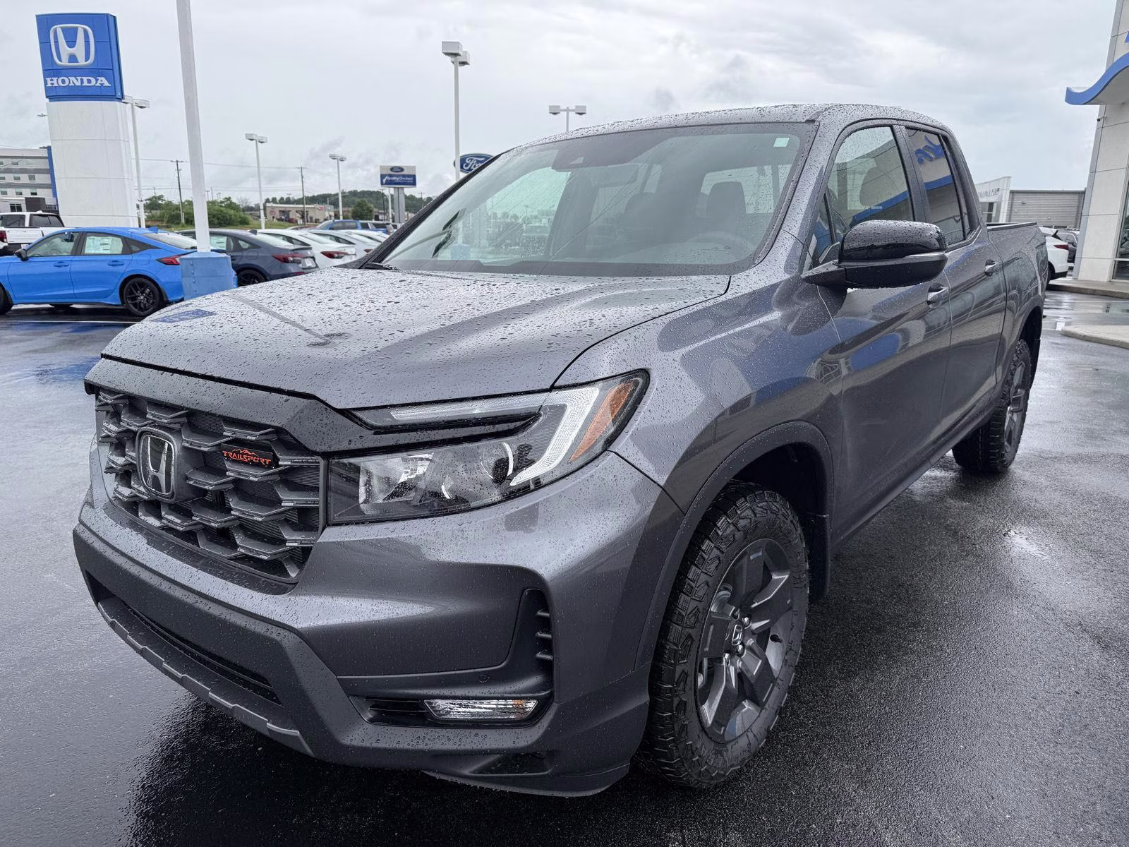 2026 Modern Steel Metallic Honda Ridgeline TrailSport AWD Truck