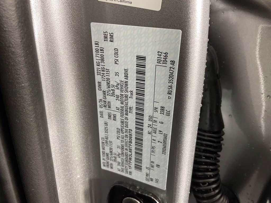 2026 Silver Metallic Ford F-150 XLT 4X4 Truck