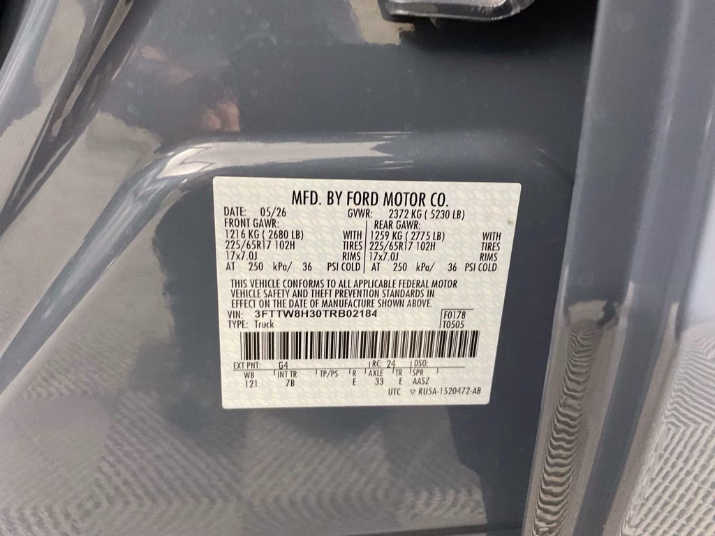2026 Azure Gray Metallic Ford Maverick XLT FWD Truck