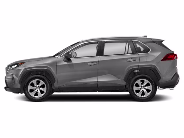 2020 Silver Toyota RAV4 LE AWD SUV
