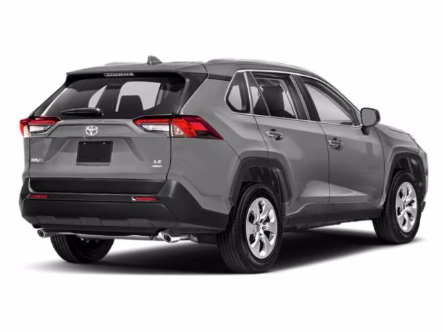 2020 Silver Toyota RAV4 LE AWD SUV