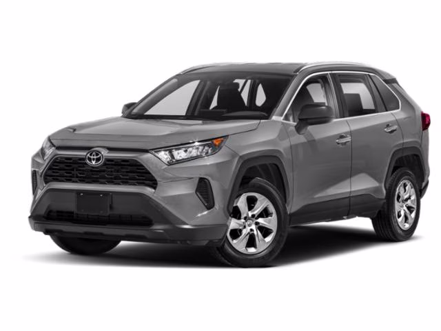 2020 Silver Toyota RAV4 LE AWD SUV