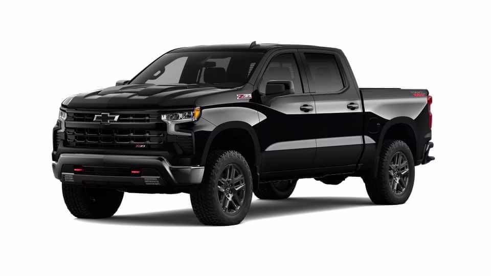 2026 Black Chevrolet Silverado 1500 LT Trail Boss 4X4 Truck