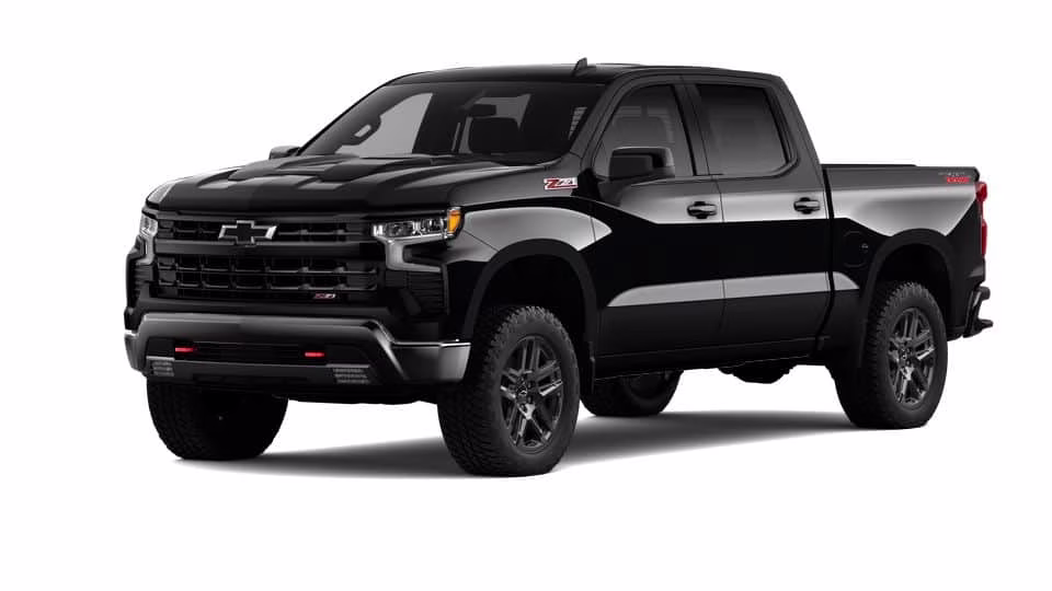 2026 Black Chevrolet Silverado 1500 LT Trail Boss 4X4 Truck
