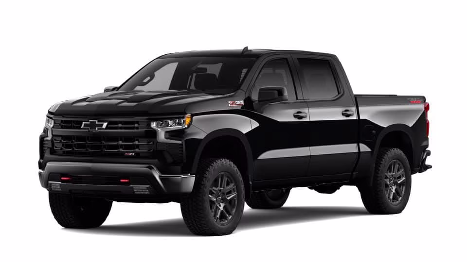 2026 Black Chevrolet Silverado 1500 LT Trail Boss 4X4 Truck