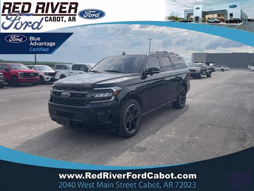 2023 Agate Black Metallic Ford Expedition Max Limited 4X4 SUV