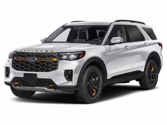 2026 Space White Metallic Ford Explorer Tremor 4X4 Crossover