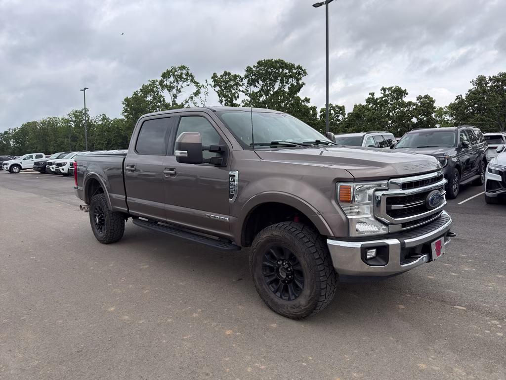 2022 Stone Gray Ford Super Duty F-350 SRW LARIAT 4X4 Truck