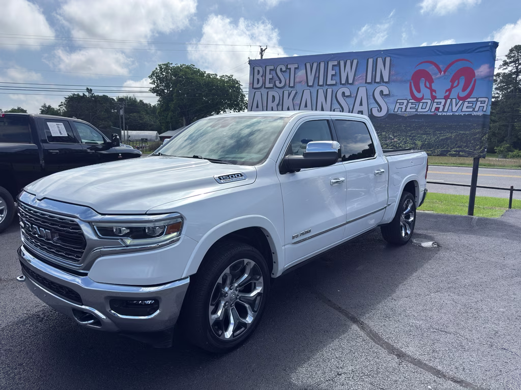 2022 Ivory White Tri-Coat Pearlcoat Ram 1500 Limited 4X4 Truck