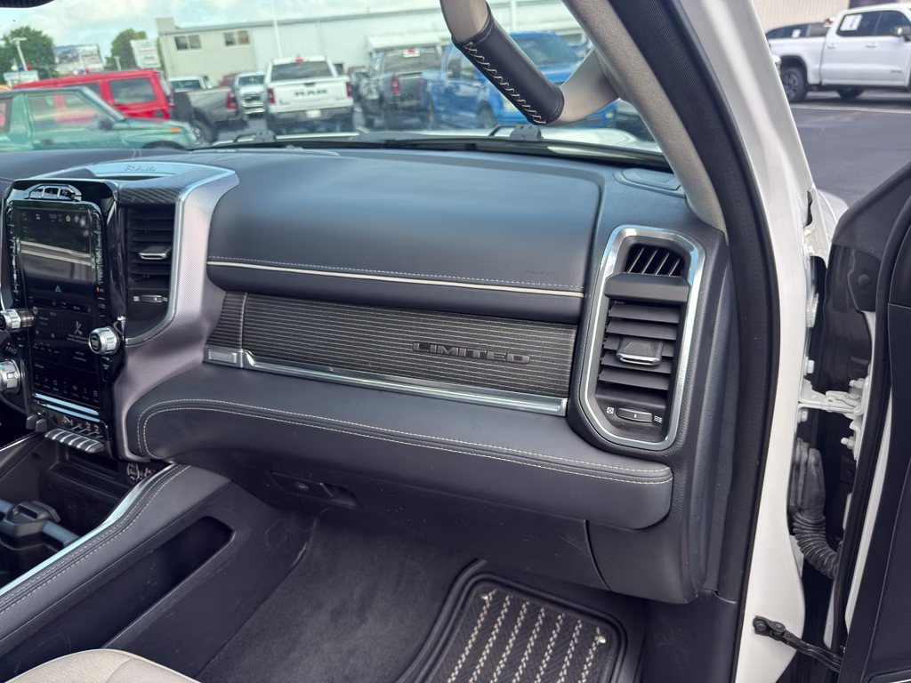 2022 Ivory White Tri-Coat Pearlcoat Ram 1500 Limited 4X4 Truck