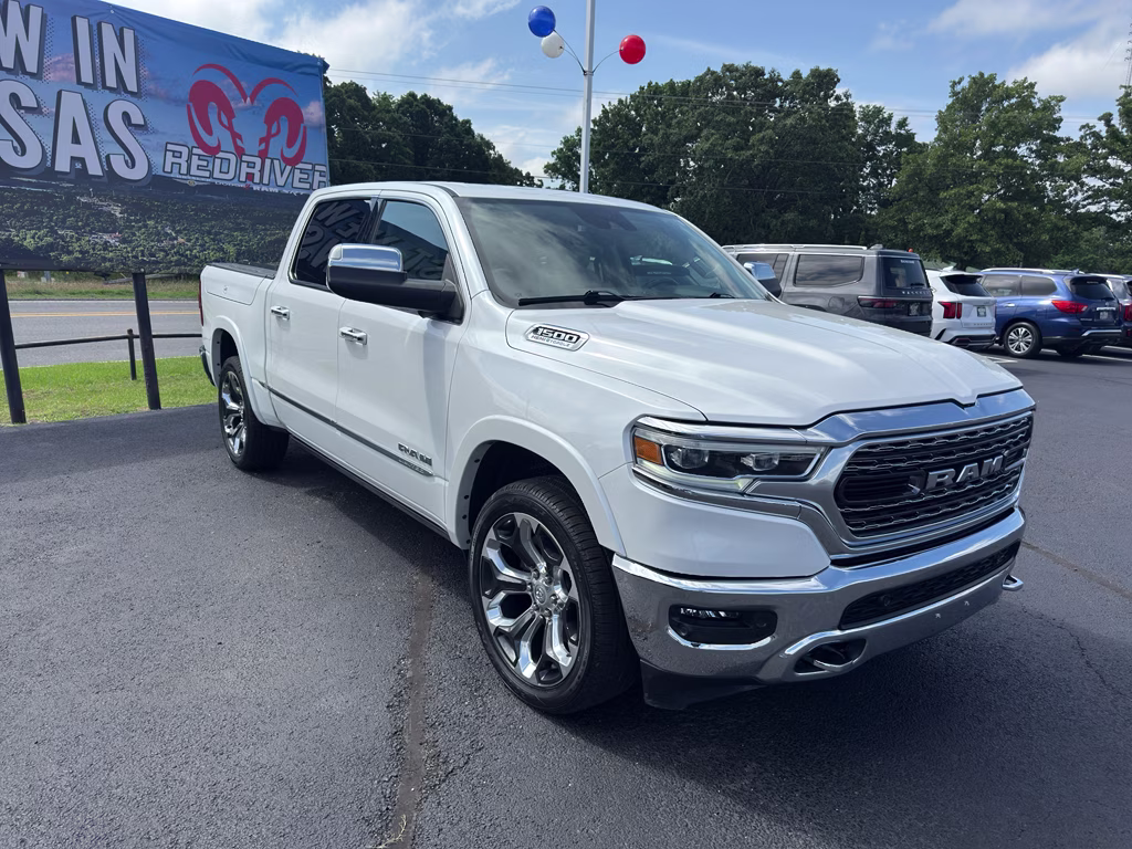 2022 Ivory White Tri-Coat Pearlcoat Ram 1500 Limited 4X4 Truck