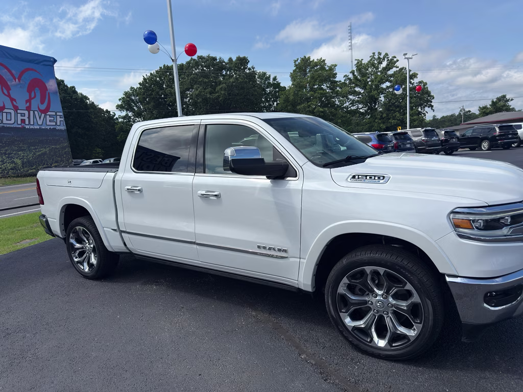 2022 Ivory White Tri-Coat Pearlcoat Ram 1500 Limited 4X4 Truck