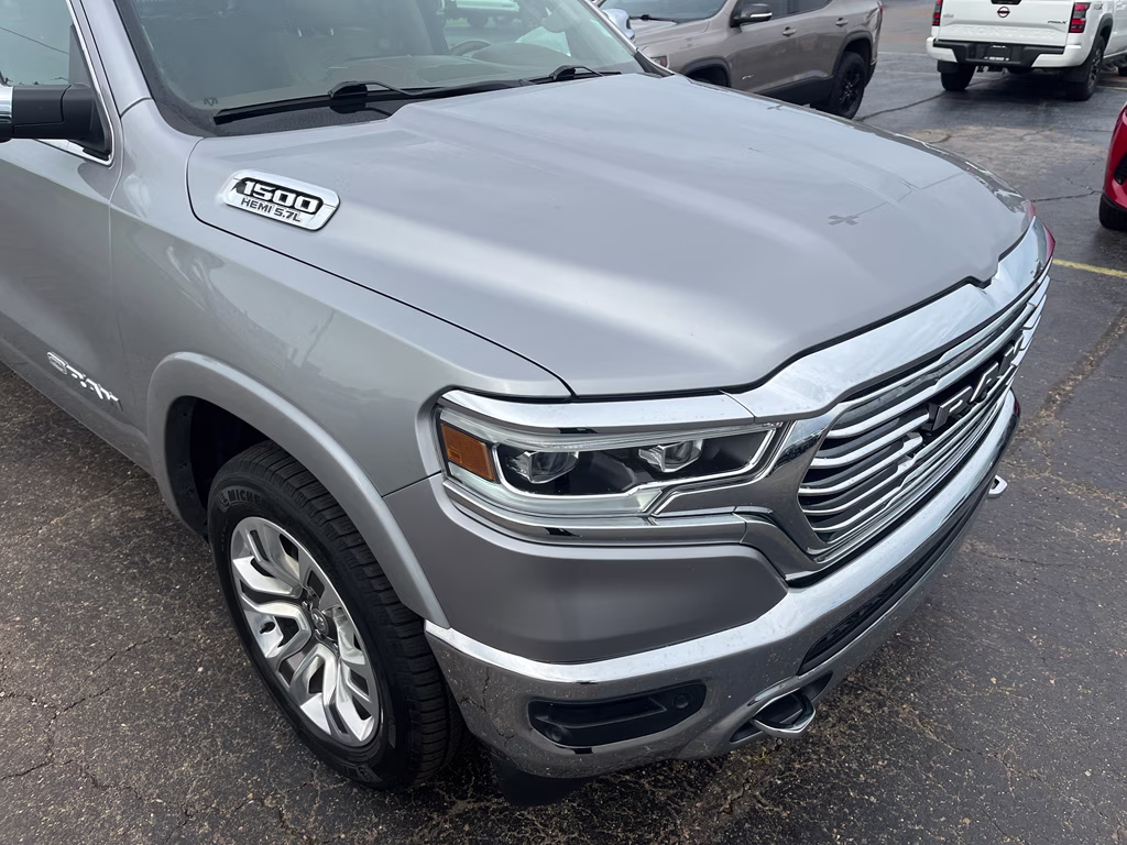 2019 Billet Silver Metallic Clearcoat Ram 1500 Longhorn 4X4 Truck