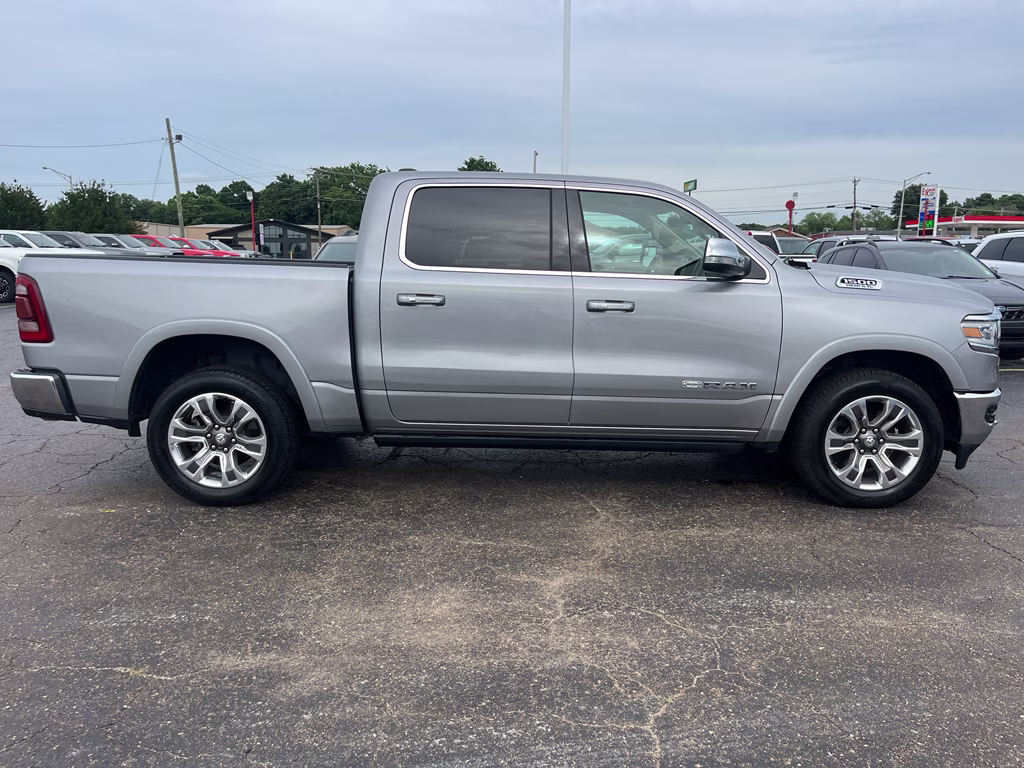 2019 Billet Silver Metallic Clearcoat Ram 1500 Longhorn 4X4 Truck