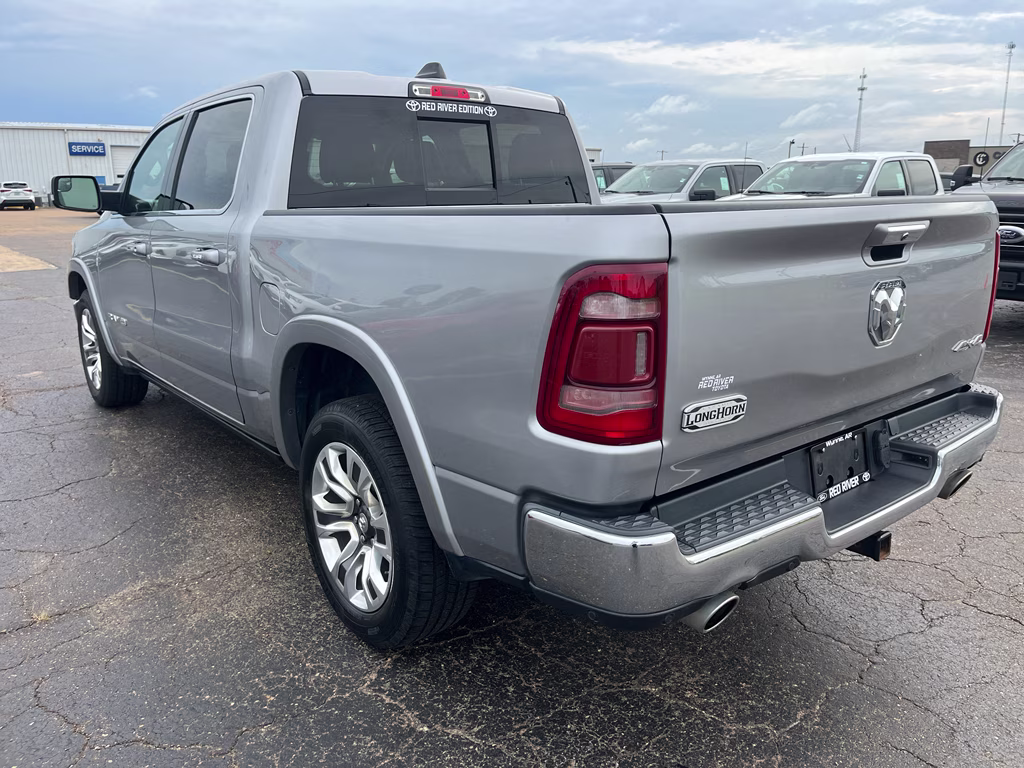 2019 Billet Silver Metallic Clearcoat Ram 1500 Longhorn 4X4 Truck