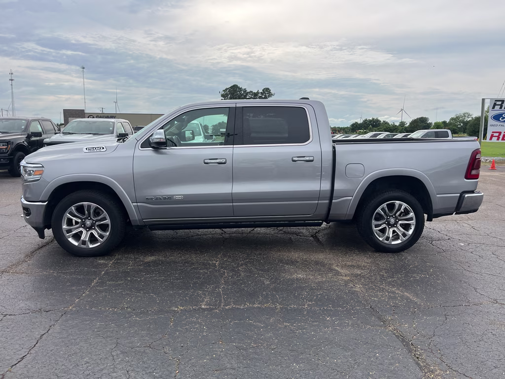 2019 Billet Silver Metallic Clearcoat Ram 1500 Longhorn 4X4 Truck