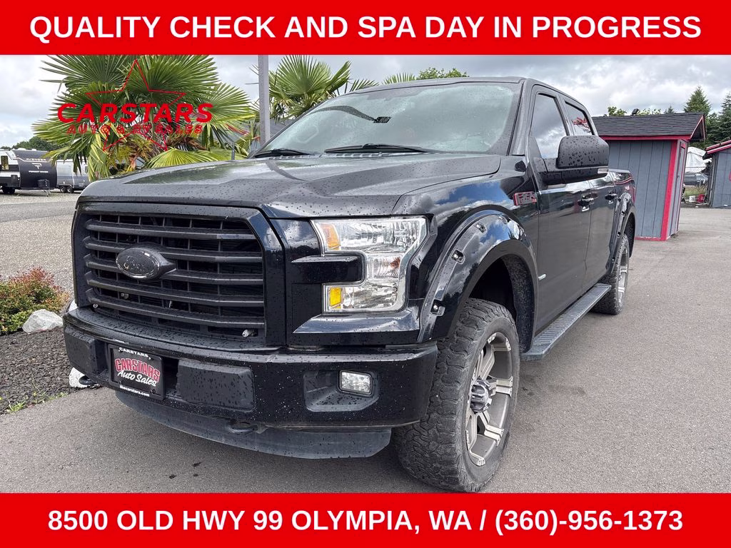 2016 Black Ford F-150 4X4 Truck