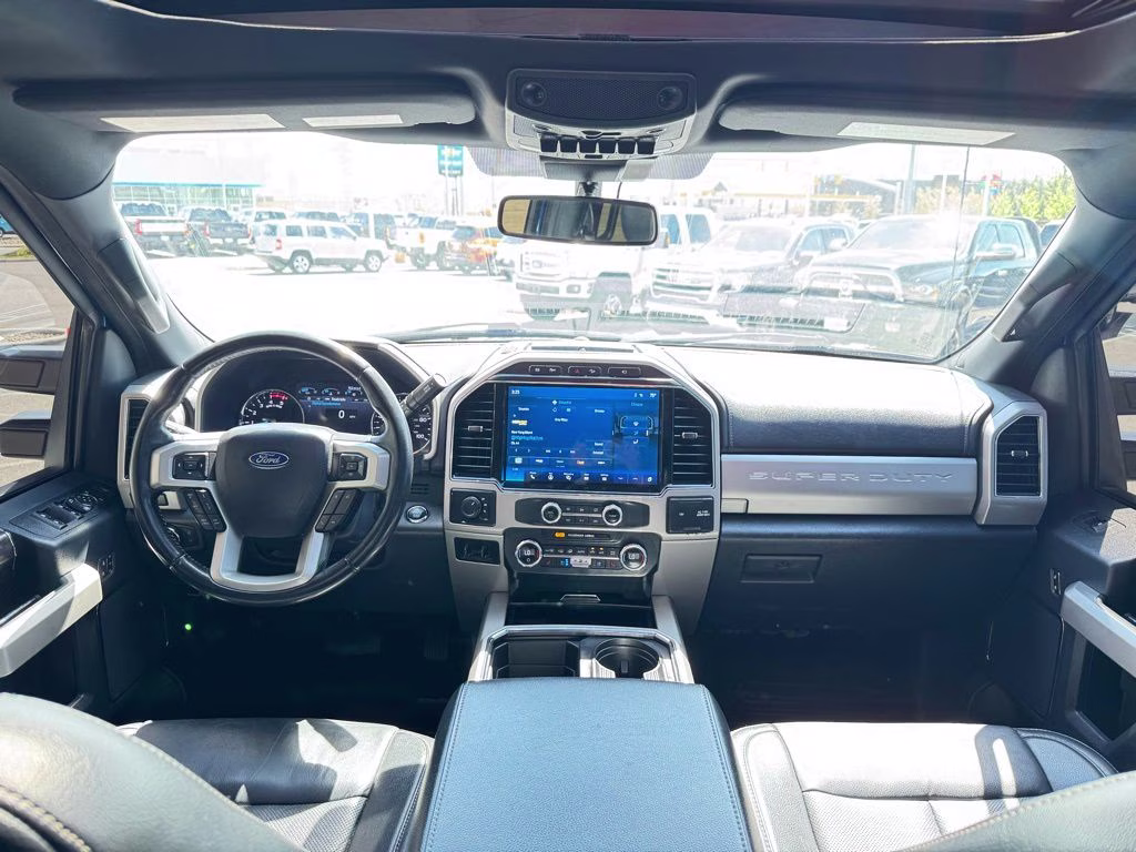 2022 Blue Metallic Ford Super Duty F-350 DRW Lariat 4X4 Truck