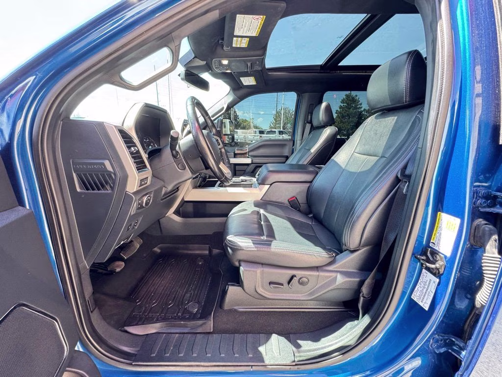 2022 Blue Metallic Ford Super Duty F-350 DRW Lariat 4X4 Truck