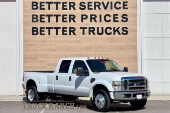 2008 White Ford Super Duty F-450 DRW XL 4X4 Truck