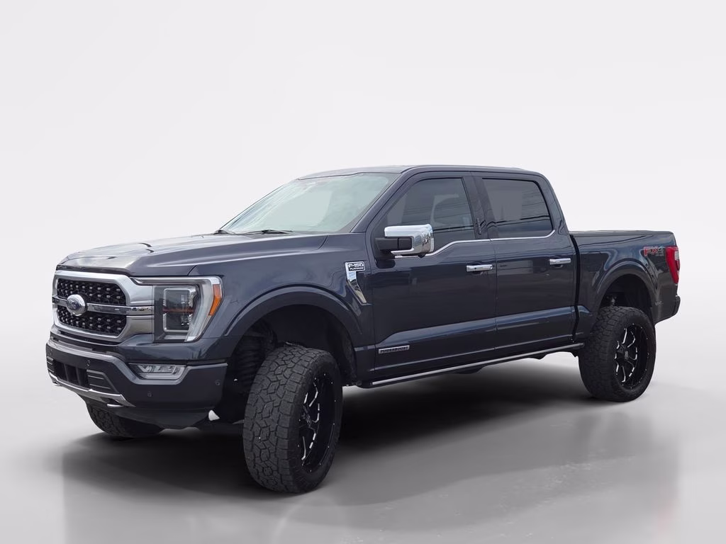2021 Gray Ford F-150 Platinum 4X4 Truck