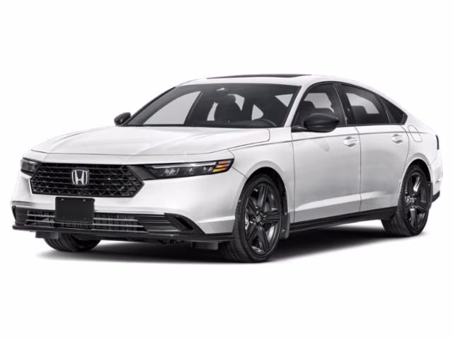 2026 Platinum White Pearl Honda Accord Hybrid Sport-L FWD Sedan