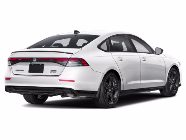 2026 Platinum White Pearl Honda Accord Hybrid Sport-L FWD Sedan