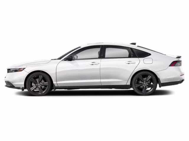 2026 Platinum White Pearl Honda Accord Hybrid Sport-L FWD Sedan