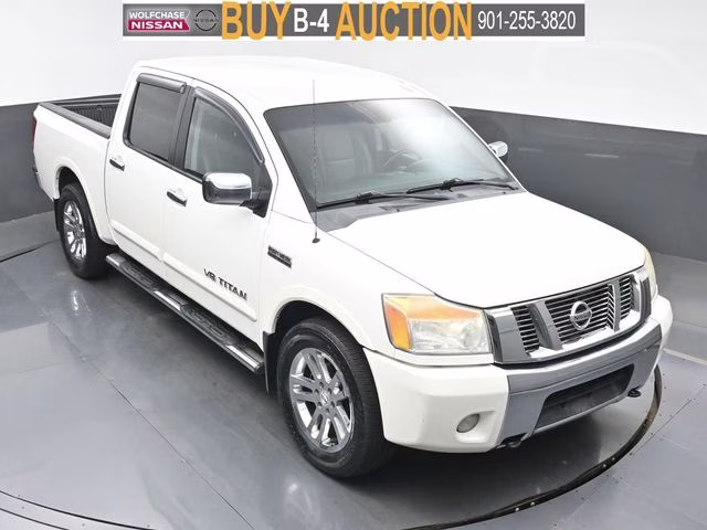 2012 Blizzard Pearl Nissan Titan SL RWD Truck