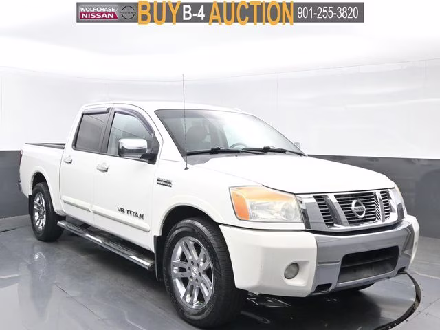 2012 Blizzard Pearl Nissan Titan SL RWD Truck