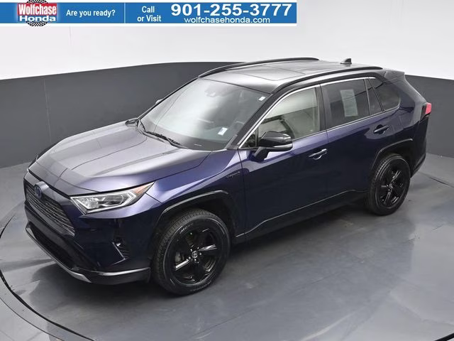 2020 Midnight Black Toyota RAV4 Hybrid XSE AWD SUV