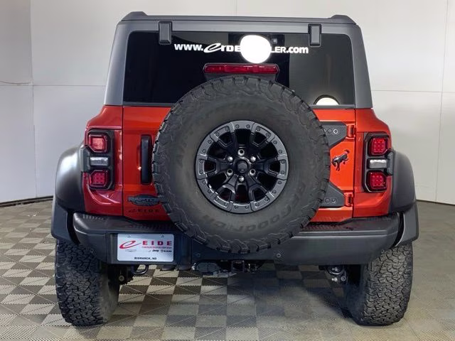 2023 Hot Pepper Red Metallic Tinted Clearcoat Ford Bronco Raptor 4X4 SUV