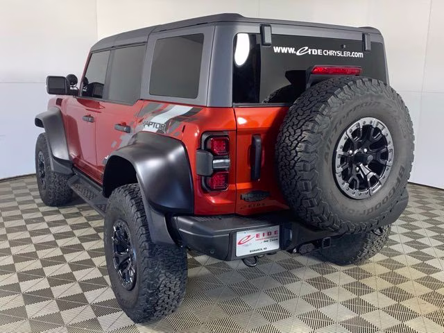 2023 Hot Pepper Red Metallic Tinted Clearcoat Ford Bronco Raptor 4X4 SUV