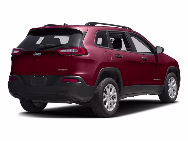 2016 Deep Cherry Red Crystal Pearlcoat Jeep Cherokee Sport 4X4