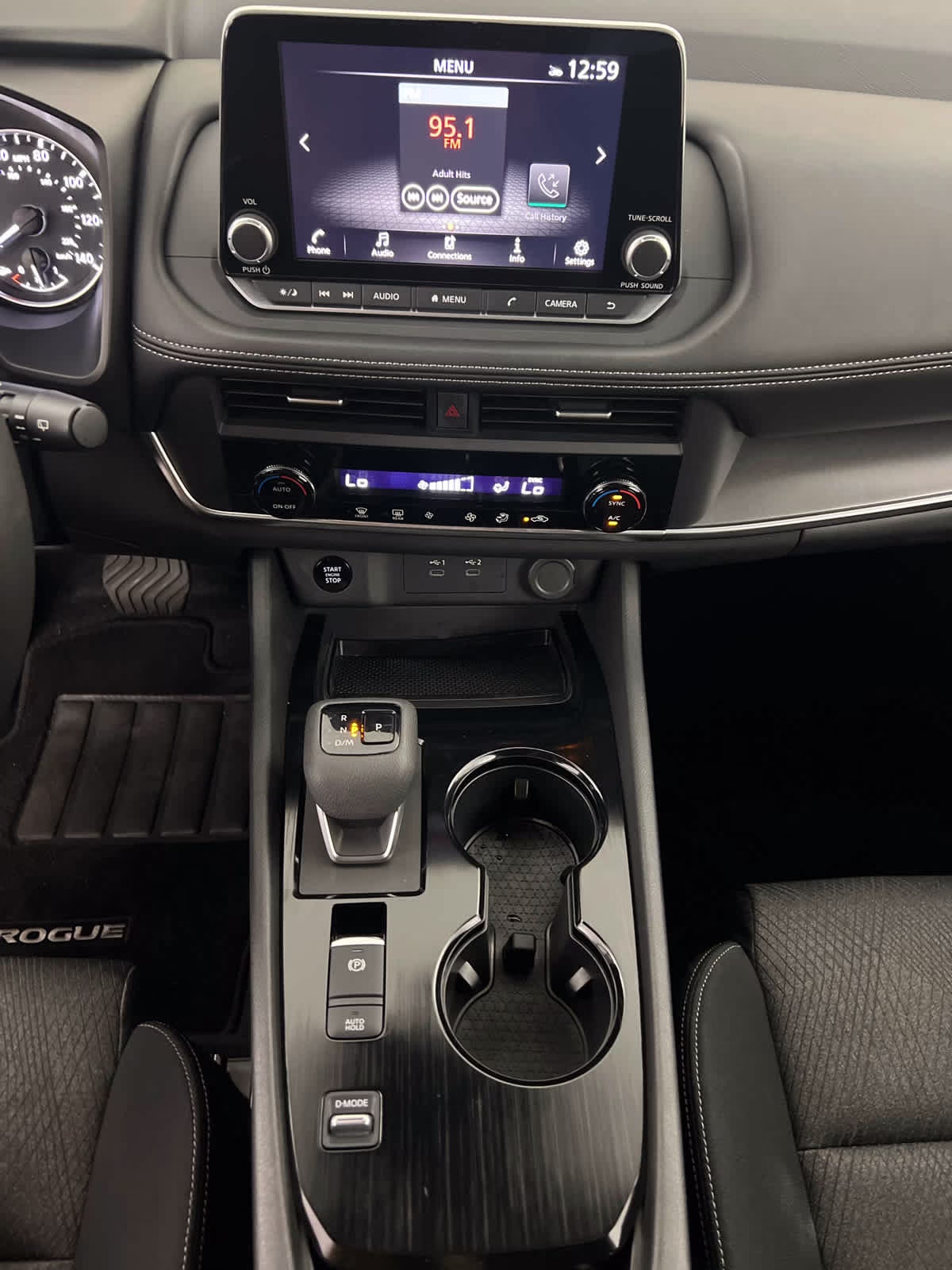2025 Super Black Nissan Rogue SV FWD SUV