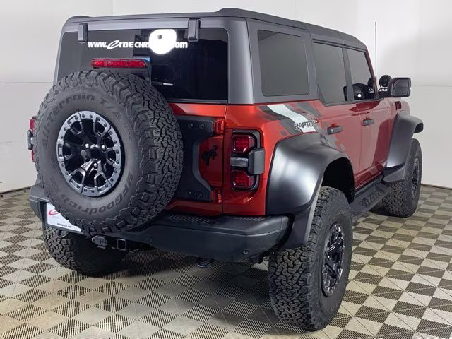 2023 Hot Pepper Red Metallic Tinted Clearcoat Ford Bronco Raptor 4X4 SUV