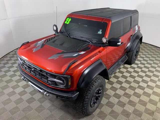 2023 Hot Pepper Red Metallic Tinted Clearcoat Ford Bronco Raptor 4X4 SUV