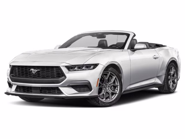 2026 Oxford White Ford Mustang EcoBoost RWD Convertible