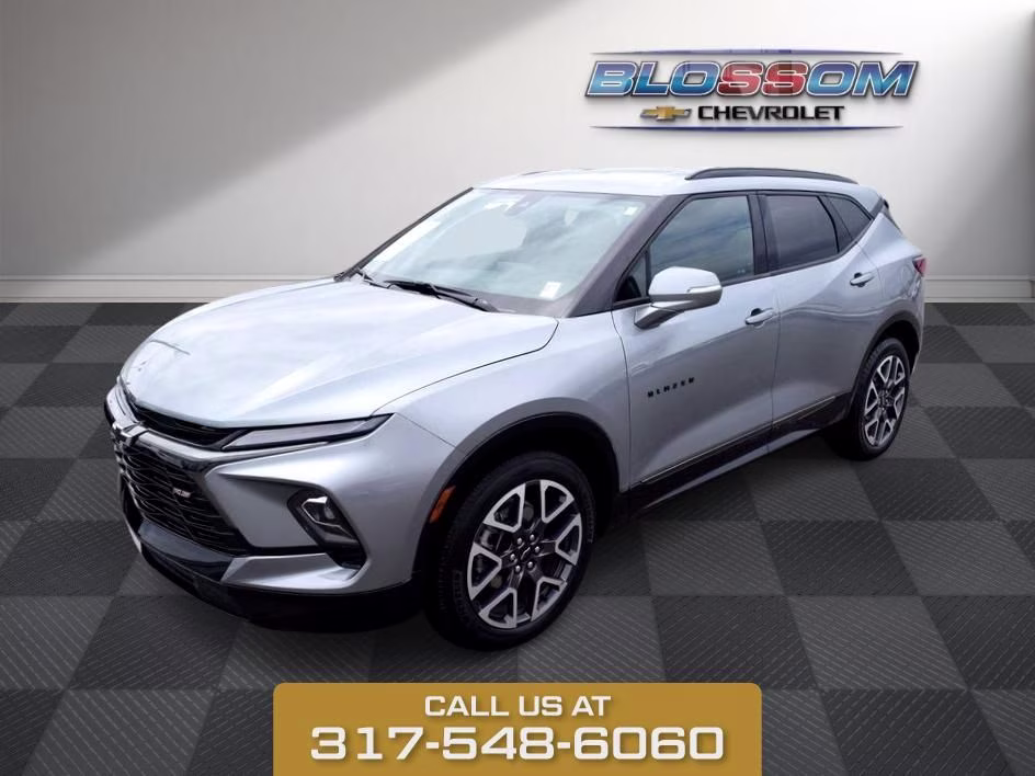 2025 Sterling Gray Metallic Chevrolet Blazer RS AWD SUV