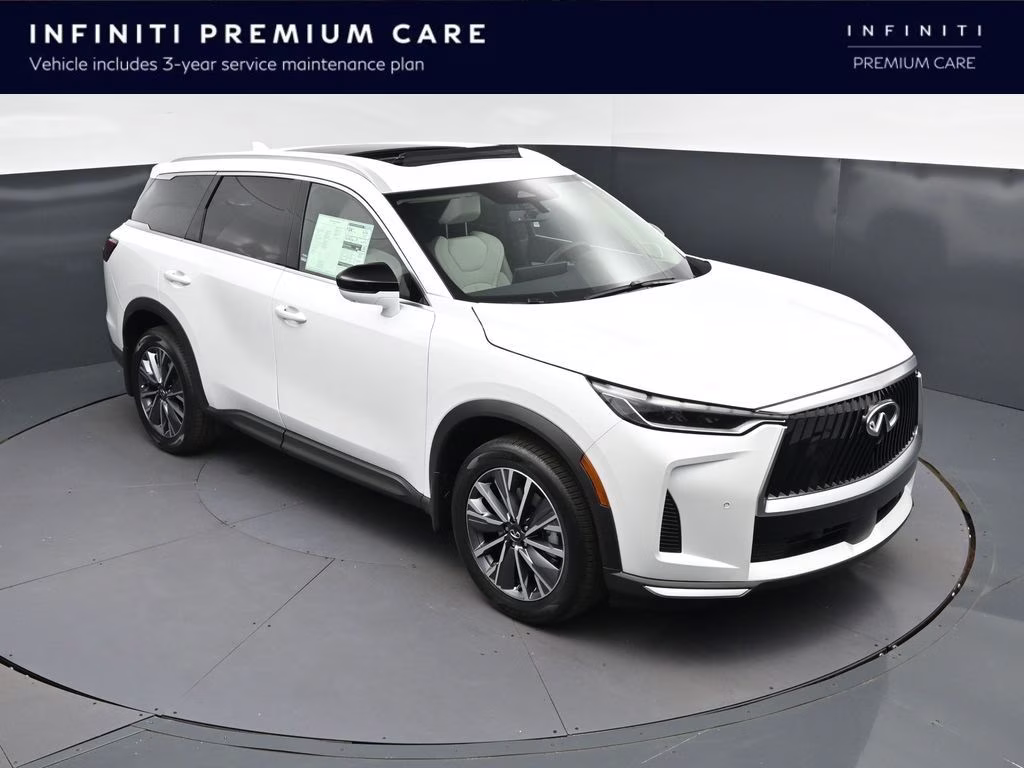 2027 RADIANT WHITE INFINITI QX60 LUXE FWD SUV