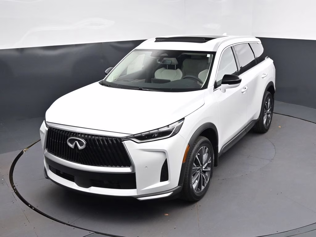 2027 White INFINITI QX60 LUXE FWD