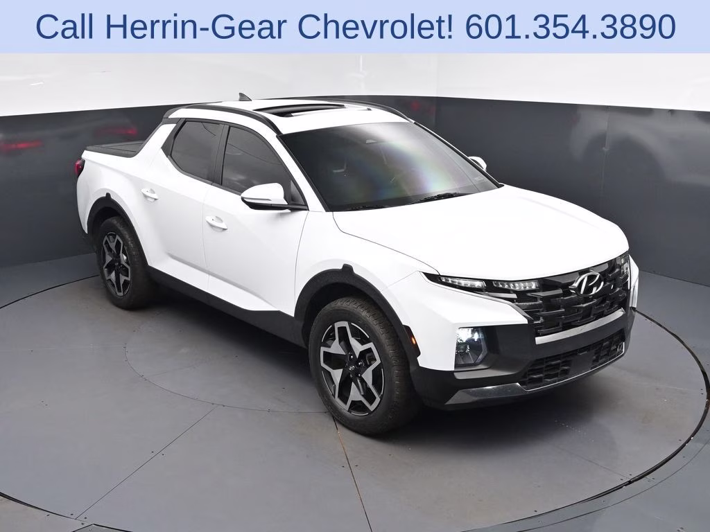 2022 Ice White Hyundai Santa Cruz Limited AWD Truck