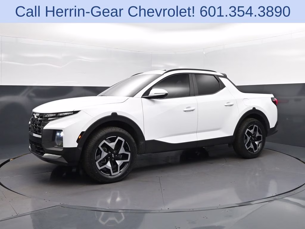 2022 Ice White Hyundai Santa Cruz Limited AWD Truck