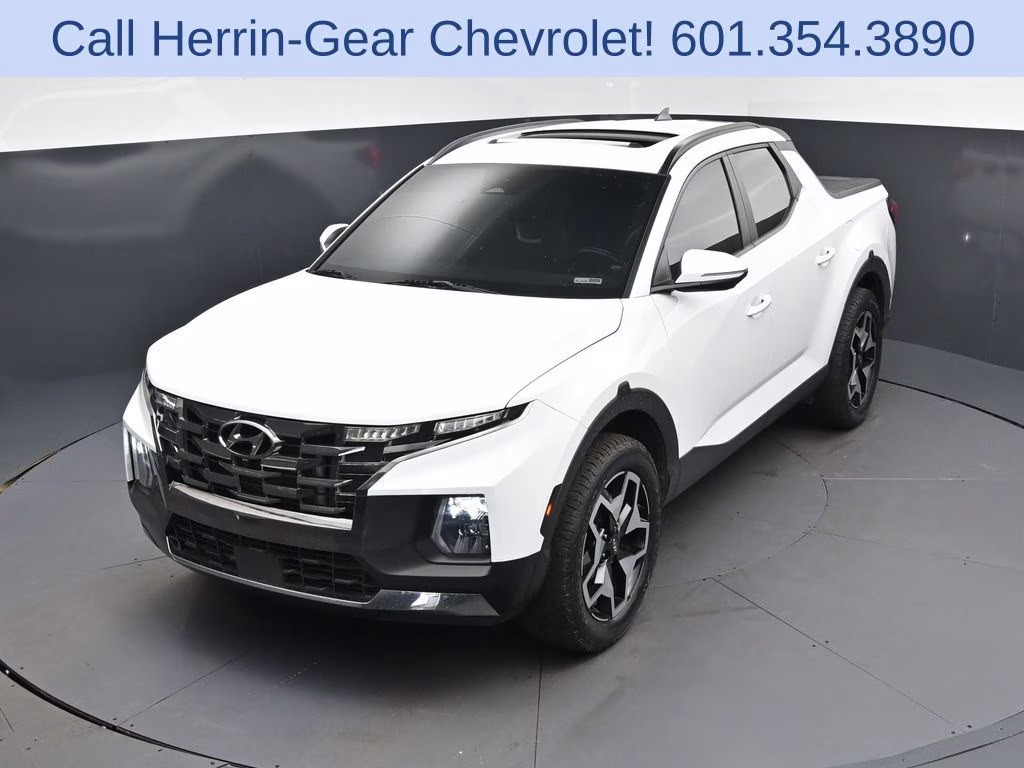 2022 Ice White Hyundai Santa Cruz Limited AWD Truck