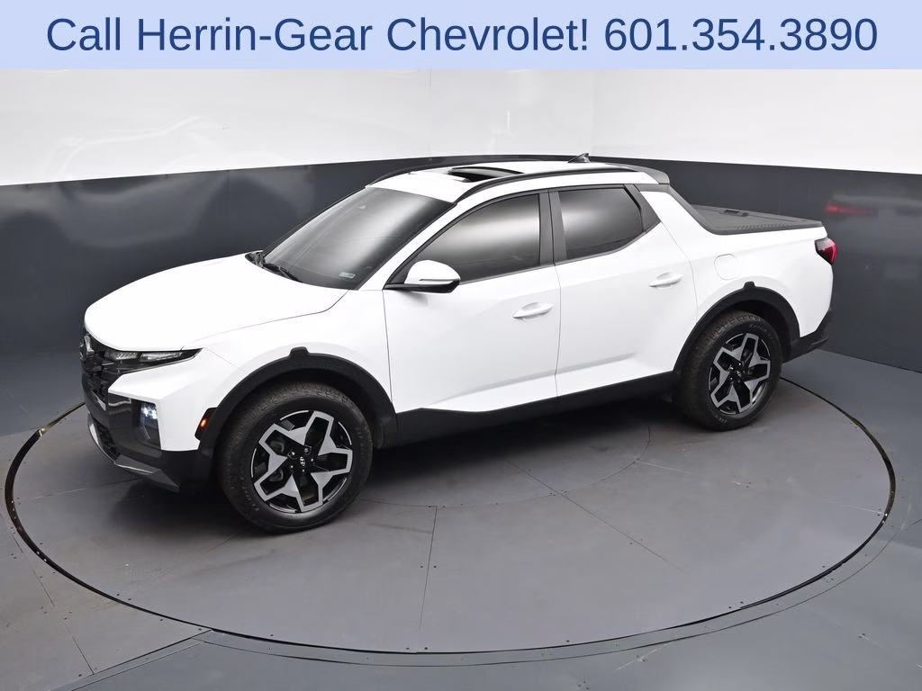 2022 Ice White Hyundai Santa Cruz Limited AWD Truck