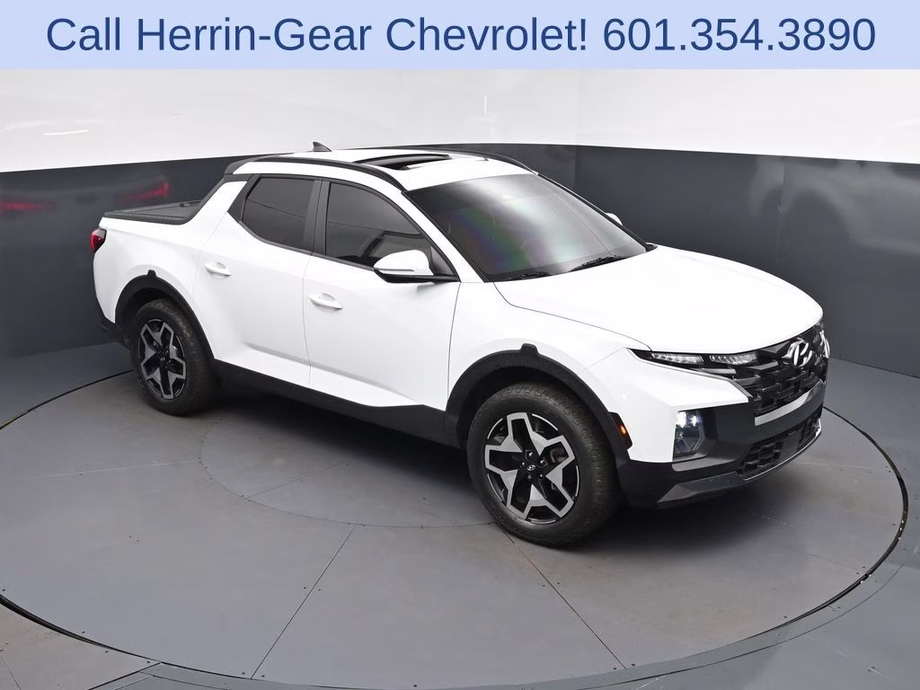 2022 Ice White Hyundai Santa Cruz Limited AWD Truck