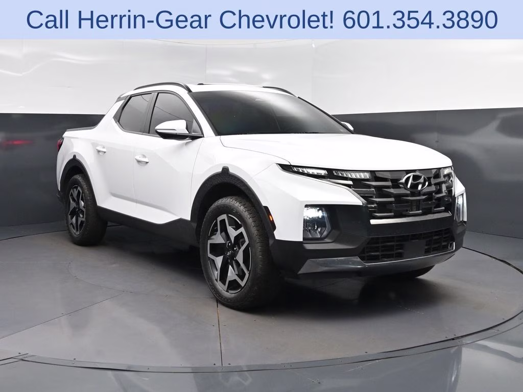 2022 Ice White Hyundai Santa Cruz Limited AWD Truck